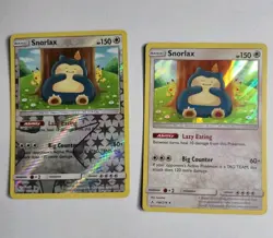 Pokemon Tcg Snorlax 158/214 Holo & Reverse Holo Unplayed Buy List Must Have Rare - Image 1