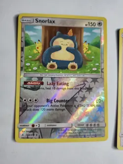 Pokemon Tcg Snorlax 158/214 Holo & Reverse Holo Unplayed Buy List Must Have Rare - Image 3