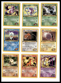 LOT OF 104: Pokemon 1st Edition WOTC Gym Challenge 95% Complete Set Rare - Image 4