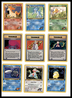 LOT OF 104: Pokemon 1st Edition WOTC Gym Challenge 95% Complete Set Rare - Image 5