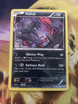 Pokemon TCG Yveltal RC16/RC32 Generations Radiant Collection Reverse Holo Mp - Image 1