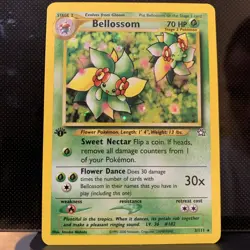 Pokemon TCG Bellossom 1st Edition Neo Genesis Holo Rare Atsuko Nishida - Image 1