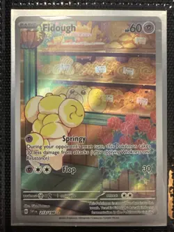 Pokemon TCG Fidough 213/198 Scarlet & Violet Base Illustration Rare Full Art - Image 1