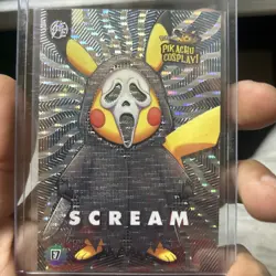Scream (Pikachu) #E7 - Silver Holo Box Hit Electric Pikachu Cosplay - Pokemon - Image 2