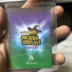 Scream (Pikachu) #E7 - Silver Holo Box Hit Electric Pikachu Cosplay - Pokemon - Image 3