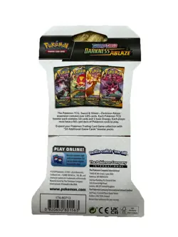 Pokemon TCG Sword & Shield Darkness Ablaze SLEEVED Booster Pack CHARIZARD Art - Image 2