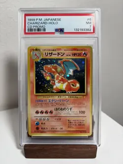 Charizard [Holo] #6 Pokemon Japanese CD Promo PSA 7 - Image 1