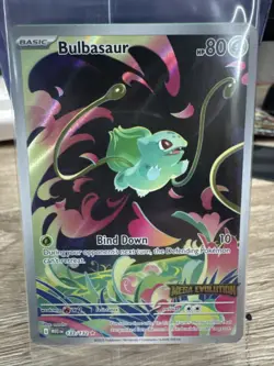 Pokemon TCG Bulbasaur Promo Mega Evolution Stamp 133/132 Sealed New - Image 1