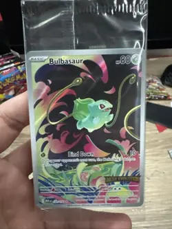 Pokemon TCG Bulbasaur Promo Mega Evolution Stamp 133/132 Sealed New - Image 3