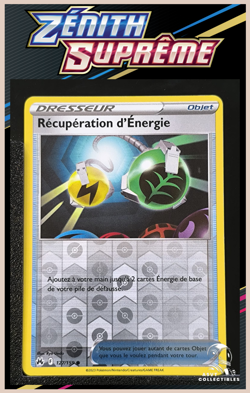 Carte Pokemon Recuperation d'Energie 127/159 Reverse EB12.5 Zenith Supreme FR - Image 1