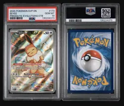 Pokemon TCG Eevee Prismatic Evolutions Black Star Promo Holo PSA 10 - Image 3