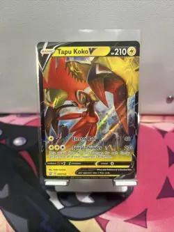 Pokemon TCG Tapu Koko V Sword & Shield - Battle Styles 050/163 Holo Ultra Rare - Image 1