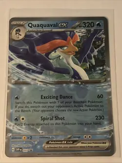 Quaquaval ex SVP035 Pokemon Scarlet & Violet Black Star Promo - Image 1