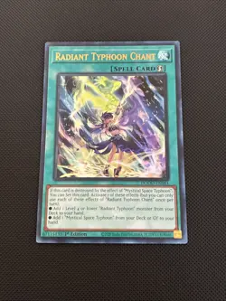 Radiant Typhoon Chant DOOD-EN061 1st Edition Ultra Rare NM Near Mint Yugioh - Image 1