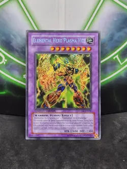 Yugioh Elemental Hero Plasma Vice CT04-EN006 Secret Rare LP - Image 1