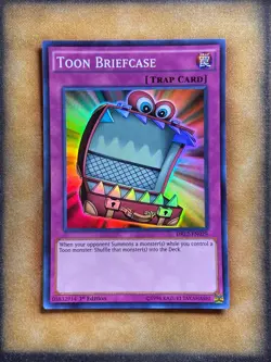 Yugioh Toon Briefcase DRL2-EN029 Super Rare 1st Ed NM - Image 1