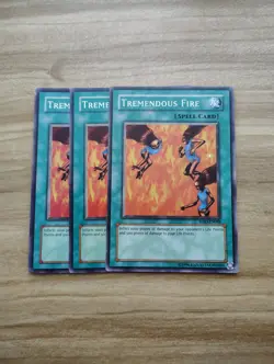 Yu-Gi-Oh! - Tremendous Fire - 3X - Full Playset - Image 1