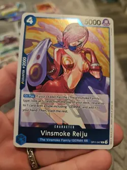 Vinsmoke Reiju OP11-047 A Fist of Divine Speed One Piece Foil - Image 1