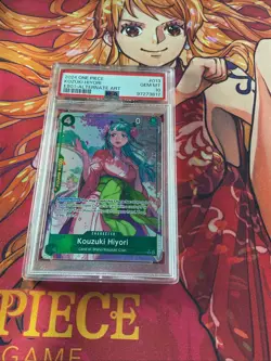 One Piece TCG Kouzuki Hiyori EB01-013 NM ALT ART ENGLISH PSA 10 Gorgeous Card - Image 1