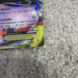 Pokemon Gengar EX TCG Card Phantom Forces Ultra Rare Holo, 34/119 - Image 4