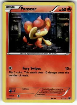 Pansear XY131 XY Promos LP Pokemon Card TCG - Image 1