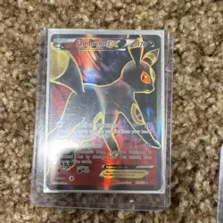 Pokemon Umbreon EX Full Art Ultra Rare Holo Card 119/124 XY Pokemon TCG - Image 1
