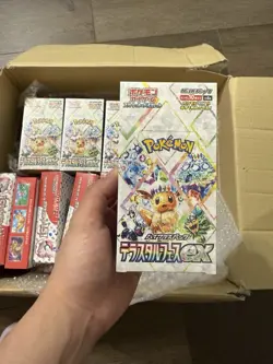 Pokemon Card Terastal Festival ex Booster Box 1 boxes sv8a with shrink JP FS - Image 1