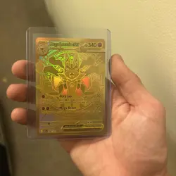 Mega Lucario EX 188/132 Hyper Rare Gold Mega Evolutions Pokemon Card PACK FRESH - Image 1