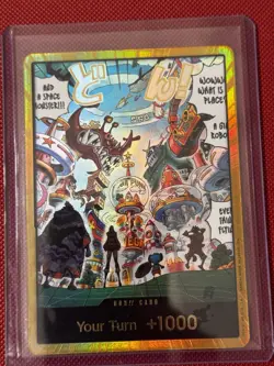 DON!! Card (Egghead) (Gold) The Azure Sea's Seven Foil - Image 1