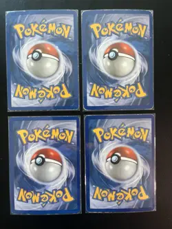 Set Of 4 Holo Pokemon Card Energy Cards 2006 EX Good Condition - Image 2