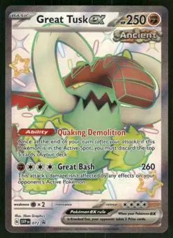 Great Tusk ex - 072 Promo Holo NM Pokemon SV: Scarlet & Violet Promo Cards - Image 1