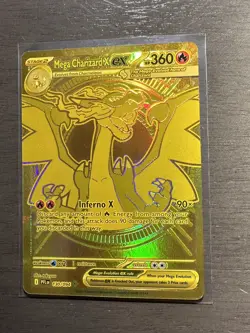 Mega Charizard X EX Phantasmal Flames 130/94 Mega Ultra Rare Gold Card - Image 1