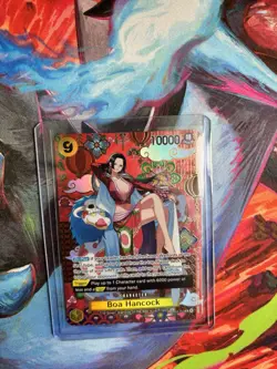 Boa Hancock Op-14 One Piece TCG Card Super Rare The Azure Seven - Image 1