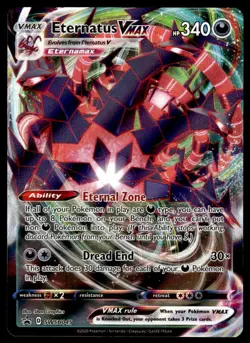 Pokemon TCG SWSH: Sword & Shield Promo Cards #SWSH045 Eternatus VMAX LP - Image 1