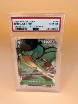 Roronoa Zoro (Winner Pack 2025 Vol. 3) EB02-019 One Piece Promotion Cards Foil - Image 1