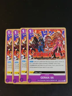 4x GERMA 66 OP06-078 UC - One Piece Card Game - Wings of Captain - Image 1