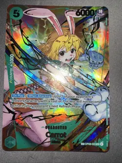 OP08-023 Carrot Two Legends One Piece Super Rare Foil Card CCG - Image 1