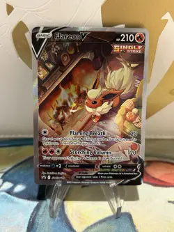 Flareon V SWSH179 Pokemon Sword & Shield Promo Alternate Art Card NM - Image 1