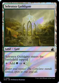 Selesnya Guildgate 0286 MTG RVR NM Foil - Image 1