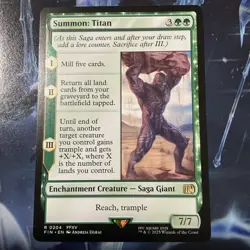 MTG Magic the Gathering FINAL FANTASY Summon: Titan #204 NP Regular - Image 1