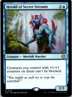 MTG - Herald of Secret Streams (158) - LCC - regular - Image 1