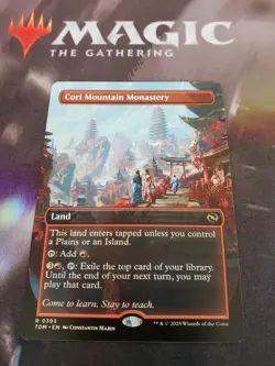Mtg. Cori Mountain Monastery. Borderless. Tarkir: Dragonstorm. Pack Fresh - Image 1