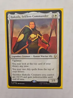 Hakoda, Selfless Commander - Avatar - NM - Rare - Legendary Creature - MTG - Image 1