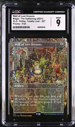 WELL OF LOST DREAMS Secret Lair Foil Rare CGC 9 Mint MTG [Nostalgium] - Image 1