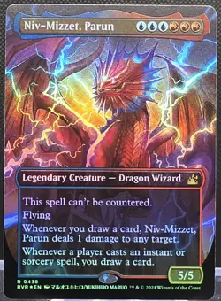 Niv-Mizzet, Parun #438 Ravnica Remastered Anime Borderless Regular Rare - Image 1
