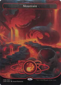 Mountain NM Unfinity Foil MTG - Image 1