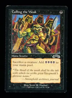 * * 1x Culling the Weak x1 * * Exodus MTG LP-MP Lightly to Moderately Played - Image 1