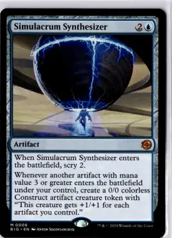 Simulacrum Synthesizer Outlaws of Thunder Junction: Big Score Regular NM M 0006 - Image 1