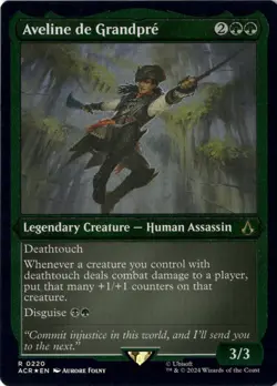 Aveline de Grandpre NM/M* FOIL ETCHED Assassin's Creed 0220 mtg -UnltdCards - Image 1