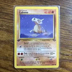 Pokemon TCG Cubone Jungle 1st Edition 50/64 SEE PHOTOS - Image 1